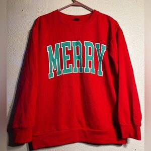 Red 'Merry' Women's Sweater